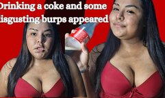 Drinking soda and disgusting burps appeared