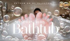 Sultry Bath Tease - Mistress Enola - Foot teasing while humiliating you ( 4K)