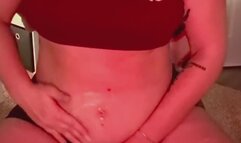 Pumpkin Crop Top Lotion Belly Play