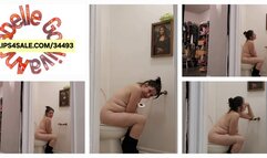 Looking Over My Shoulder at You while You watch me take a nice moist brownie