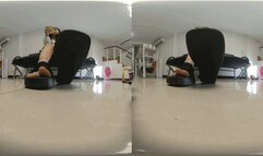 3DVR180 The 6K giant came to 360VR wearing the black platform sandals favored by dwarves