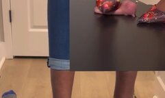 Sunday Brunch Cock & Ball Trample with Shoejob