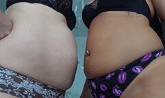 Making rolls from belly fat a