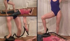 Victory Pose & Foot Pump Punishment with VeVe Lane & Hanz (Sept 2015)