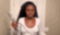 Trying to Straighten my Long Black Hair