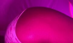 Camping Ebony beauty coughs up a storm