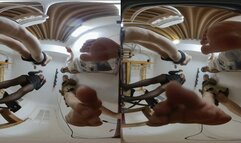 3DVR180 degrees ERER ANNA XINGGAN LELE4 Giant POV crushing trampling