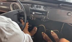 Barbara and the girls light and flood the beetle (custom)