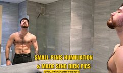 small penis humiliation & made send dick pics
