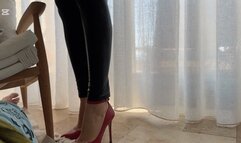 Shoejob with the most lovely stilettos