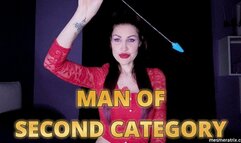 MAN OF SECOND CATEGORY
