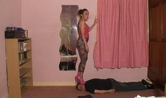 Sophie's Pink Platform Heels