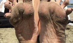 HOT DIRTY SANDY SOLES AND TOES