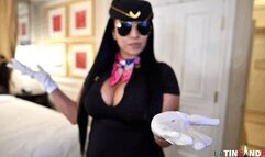 The Giantess Flight Attendant