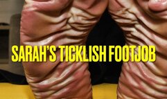 Sarah’s Ticklish Footjob