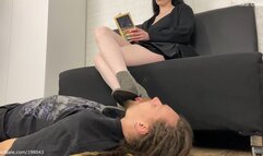 Trample and soles lick in new boots