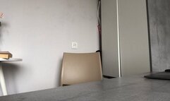 Dangling shoe tease!