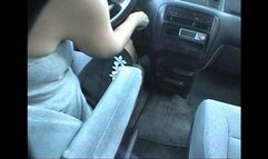 Gas Pedal Footjob: Poor Single Mom Floods You After Cranking Car