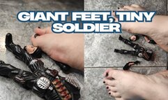 Molly Giantess destroys little soldier