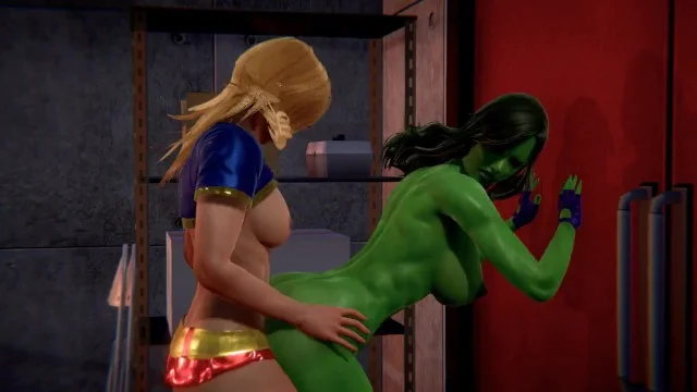 She Hulk Porn Shemale - Futa - Anal - Supergirl X She Hulk Porn Video