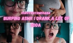 Burping ASMR I drank a lot of soda