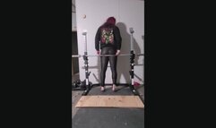 Barbell Ripping Thong Wedgie