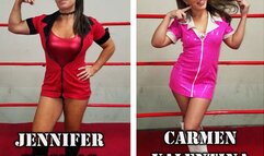 1265-Cute Does Not Make a Wrestler! - Female Wrestling