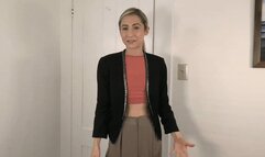 Dressed for Success JOI - Sexy Businesswear with Flowing Trousers