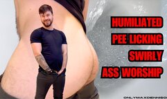 Extreme Bully - humiliated pee licking swirly ass worship