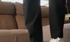 Alpha crushes with bare feet humble servant