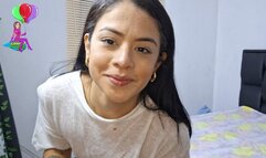 Nicoll Inflates 36 inch Balloon Attempts to Sit Pop but Fails 4K (3840x2160)