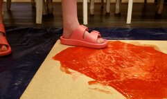 Cici's Sticky Pink Birkenstocks