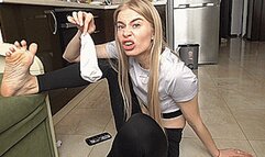 Smelly socks and sneakers after trash! MP4