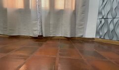 Katherine heel popping Goddess in pantyhose and stilettos