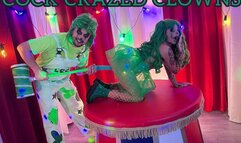 COCK CRAZED CLOWNS FUCK ON STAGE! ENDS WITH HUGE CREAMPIE!