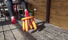 stuck heels from a fall mp