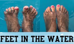 Feet in the water