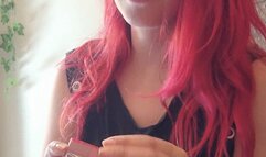 Darkside smoking - Fucked lungs - wheezing breath, thick delicious phlegm