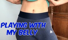 I play with my belly and my navel March 2025