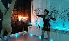 Miss Alessa Milano Mercyless Whipping Upside Down Part 2