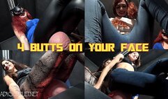 LADY SCARLET - 4 BUTTS ON YOUR FACE hd