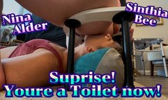 Surprise! You're a toilet!