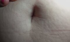 close-up of my navel