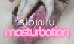 Soft masturbation of a chubby girl