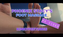 Phoenix Stacy's Foot Massage [ 4K Video ]