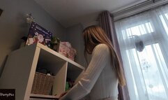 Peeking up models skirts 15