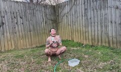 Sudsy Outdoor Bath