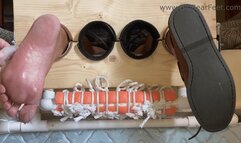 Ice The Feet - dirty feet from outside, hold the feet still with ice punishment