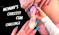 Step-Mommy Chastity Cum Challenge for ABDL Sissy for step-Daddy