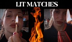Match Lighting Smoking Fetish